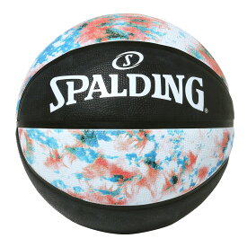バスケットボール SPALDING ラバーボール タイダイマーブリング 7号 外用