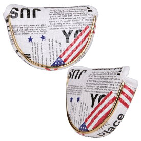 レア　高級感　USA 米国旗 小型マレットタイプ用　パターカバー