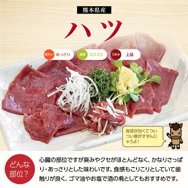 楽天市場】【460円クーポンは4/27まで】馬肉 馬刺し 熊本 お取り寄せ 