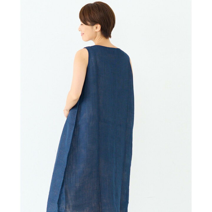 楽天市場 ノースリーブワンピース レディース ルームウェア リラックス 重ね着 涼しい 夏服 蚊帳 綿100 日本製 Caya 薄手 春 夏 ナチュラル ギフト 包装対応 奈良 かや 母の日 幡inoue Online Shop 楽天市場店