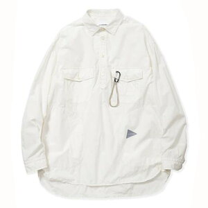 and wander-�A���h�����_�[ CORDURA typewriter long sleeve shirt (M)WH