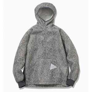 and wander �A���h�����_�[W raschel hoodie�_�u�����b�Z���t�[�f�B-GY-