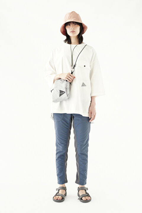 楽天市場】and wander アンドワンダー-60/40 cloth rib pants 60/40  