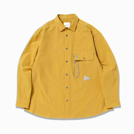 and wander-アンドワンダー dry breathable LS shirt YL