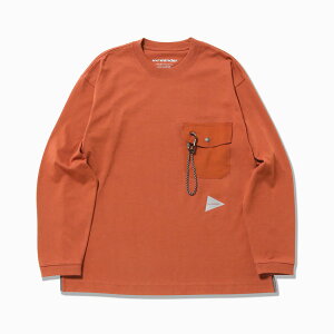 and wander heavy cotton pocket LS T �w�r�[�R�b�g���|�P�b�gLS T RD