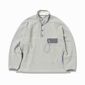and wander sweat pullover �X�E�F�b�g�v���I�[�o�[ GRAY