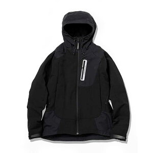 and wander �A���h�����_�[stretch shell jacket �X�g���b�`�V�F���W���P�b�g-BK-