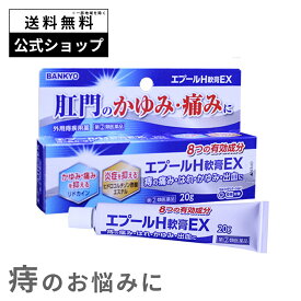 【指定第2類医薬品】エプールH軟膏EX バンキョードラッグ 痔薬 痔の薬 いぼ 痔 に 効く 市販 薬 塗り薬 軟膏 切れ痔 いぼ痔 イボ痔 きれ痔の痛み さけ痔の痛み いぼ痔の痛み 肛門 痛み かゆみ 肛門のかゆみ 肛門の痛み 肛門回り かゆみ止め 出血の緩和 消毒 送料無料