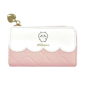 ちいかわ キルティング風 キーケース コインケース ハートチャーム付き 全3カラー うさぎ ハチワレ ちいかわ 全国送料無料