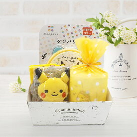 おむつケーキボックス ミニ ポケモン ピカチュウ マスコット＆タオル＆おもちゃ付き 男女兼用