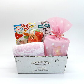 アンパンマン おむつケーキボックス ミニ ベビー用品 タオル 男の子 女の子 出産祝い