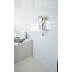 マグネットバスルームクリーニングツールホルダー ミスト ホワイト 山崎実業 YAMAZAKI シンプル おしゃれ かわいい 便利 ランドリー バス 洗面 風呂 省スペース 掃除 衛生 用具 入れ 収納 整