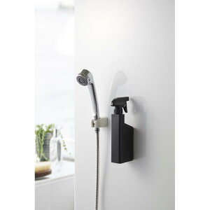 マグネットスプレーボトル タワー ブラック 山崎実業 YAMAZAKI バス お風呂 台所 キッチン 洗面所 ランドリー 磁石 省スペース 活用 便利 おしゃれ シンプル