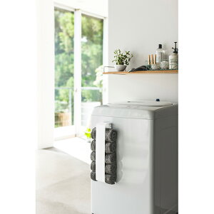 マグネットタオルホルダー タワー ホワイト 03617 | 山崎実業 YAMAZAKI 磁石 台所 ホルダー 洗面 ランドリー サニタリー おしゃれ スタイリッシュ かわいい 便利 シンプル 布巾 TOWER 便利