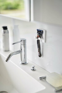 フィルムフック シェーバーホルダー ミスト MIST 山崎実業 ホワイト 浮かせる 収納 衛生的 スペース 活用 おしゃれ 便利 5953