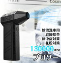 【先着30名10%OFF】ブロワー コードレスブロワー 除草除雪 洗車 花粉対策 ターボジェットファン 超強力 ミニジェット…