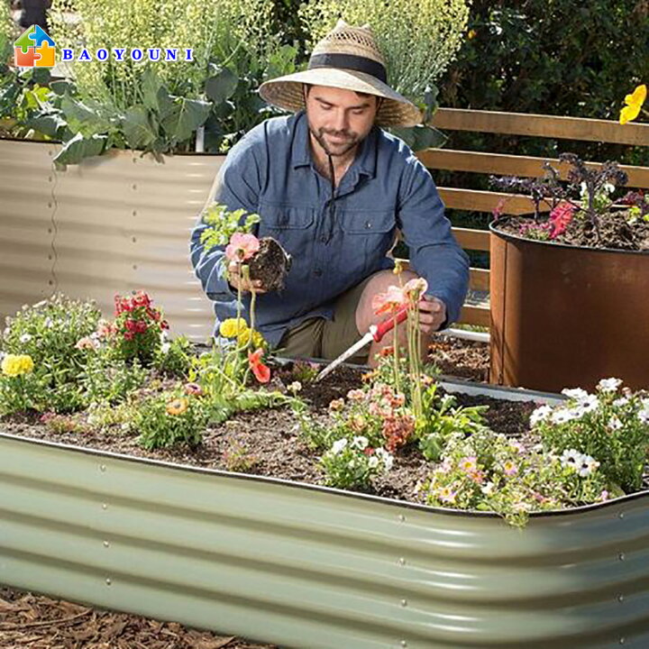 楽天市場】BAOYOUNI レイズドベッド ガーデンベッド 大型 プランター  
