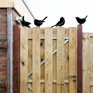 BAOYOUNI バードシルエット ガーデニング 鉄の鳥 アイアン バードオーナメント ガーデンオーナメント お…