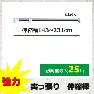 BAOYOUNI 突っ張り棒 6サイズ選べる 幅40~231cm 簡単極太ポール 収納 おしゃれ つっぱり棒 パーテーション 間仕切り カーテンポール 脱衣所 玄関 物干し 賃貸 スペース 伸縮 押入れ 物干し竿 衣