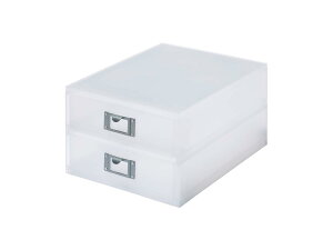 ���C�N�C�b�g (like-it) ���[�P�[�X A4 �����o�� ���ރP�[�X �c�^ 2�i ��26×��35×��18.5cm �z���C�g (������) ���{�� MX-52 �V���[�Y�݌v�̔���1,000���˔j �t�@�C�����j�b�g ���ގ��[�{�b�N�X ����