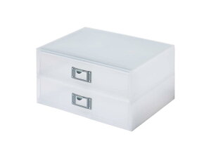 ���C�N�C�b�g (like-it) ���[�P�[�X A4 �����o�� ���ރP�[�X ���^ 2�i ��33.7x��27.7x��18.5cm �z���C�g (������) ���{�� MX-52R �V���[�Y�݌v�̔���1,000���˔j �t�@�C�����j�b�g ���ގ��[�{�b�N�X ��