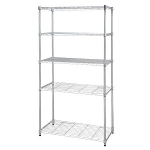 �A�C���X�I�[���} ���b�N ���^�����b�N �{�� ��91×���s46×����178.5cm 5�i �ω׏d75kg �|�[���a25mm �X�`�[�����b�N �T�r�ɋ��� �h�T�r���H �I �V�F���t SE-918E