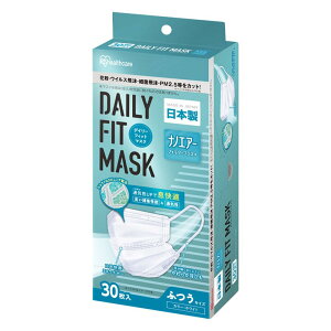 �A�C���X�I�[���}(IRIS OHYAMA) �i�m�G�A�[�}�X�N �ӂ��T�C�Y 30���� ���{�� �s�D�z�}�X�N ������ �ʋC��UP ����ɂ��� �����K �����ɂ��Ȃ�Ȃ� PK-DNI30L �z���C�g ��