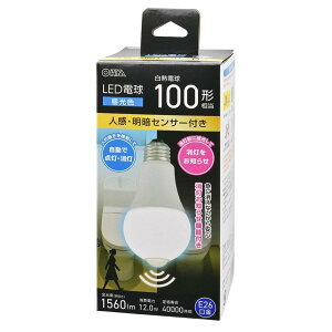 �I�[��(OHM)�I�[���d�@ LED�d�� E26 100�`���� �l�����ÃZ���T�[�t�� �����F LDA12D-G R52 06-4790