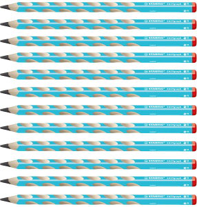 STABILO �X�^�r�� ���������w�K���M �C�[�W�[�O���t HB �u���[ �E��p �O�p ������ ���� ���O���� �q�� �c�� �j�̎q ���̎q 12�{ B322-02-HB