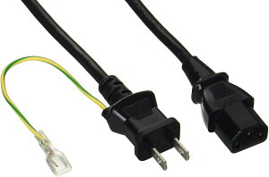 �o�b�t�@���[ BUFFALO �d���P�[�u�� 3�s���\�P�b�g(���X)��2�s���v���O(�I�X)2m BSACC0620BKA �u���b�N