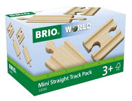 BRIO（ブリオ）WORLD 直線レール54mm（凹凸） 電車 おもちゃ 木製 レール 33393