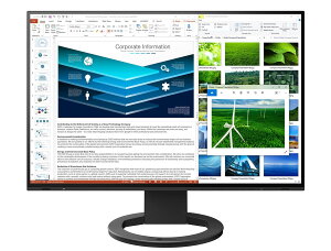EIZO �r�W�l�X�X�^���_�[�h���j�^�[ | FlexScan EV2485-BK | 24.1�^1920×1200�EUSB Type-C(70W���d)�E�X�^���h���E�u���b�N
