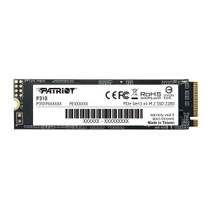 Patriot P310 480GB Internal SSD - NVMe PCIe M.2 Gen3 x 4 - Low-Power Consumption Solid State Drive - P310P480GM28