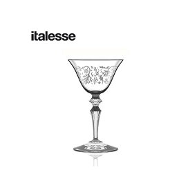 ★最大10％OFFクーポン★ italesse アストリア カクテル ウォームウッドデコ 130cc カクテルグラス 70703741