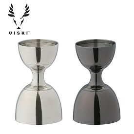 Viski カンタベリー ジガー 30/60ml ガンメタル ステンレス 選べるカラー メジャーカップ バー用品