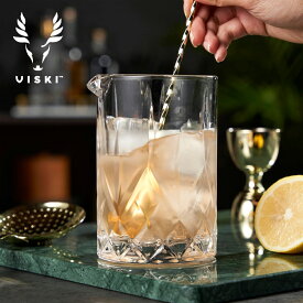 VISKI ミキシンググラス アドミラル 500ml 無鉛クリスタルガラス