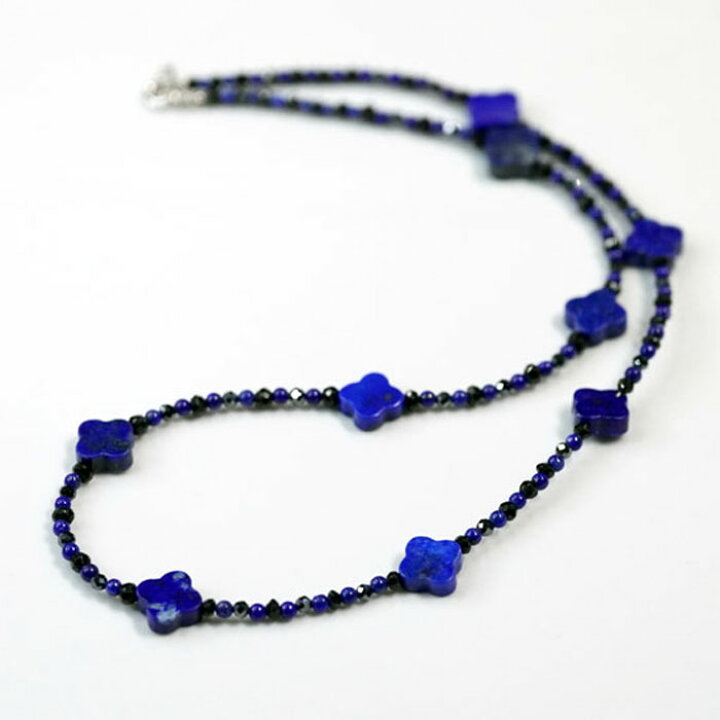 楽天市場】【4月最終SALE】 ラピスラズリ スピネル 四つ葉 クローバー  