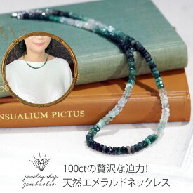 【500円OFFクーポン】 天然 エメラルド 100ct ネックレス 天然石 サファイア ルビー 5月 誕生石 宝石 ジュエリー アクセサリー レディースジュエリー ネックレス ファッション 品質保証 30代 40代 50代 60代 プレゼント 送料無料 ラッピング無料 母の日