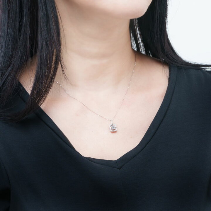 楽天市場】【母の日クーポン】 K18WG 天然 テーパー ダイヤモンド  