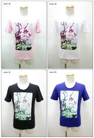 NICOLE CLUB FOR MEN　【ニコルクラブフォーメン】　絵画タッチフラワープリント半袖Tシャツ　4264-9006　【10P09Jul16】