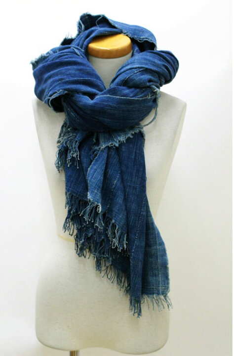 楽天市場】AFRICAN INDIGO STOLE 【アフリカンインディゴ 
