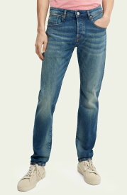SCOTCH＆SODA　【スコッチ＆ソーダ】　Ralston regular slim-fit jeans　スリムフィット　ストレッチ　レギュラースリムフィット　ジーンズ　ジーパン　デニム　マウイブルー　292-55527