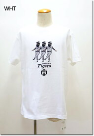 modemdesign　【モデムデザイン】　FUN　コラボ　阪神タイガース　おじさん　プリントTシャツ　半袖　TIGERS OJI　F-24110511