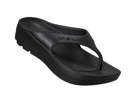 TELIC　【テリック】　スポーツサンダル　厚底サンダル　リカバリーサンダル　スリッパ　ビーチサンダル　W-FLIPFLOP-BLACK