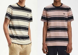 FRED PERRY　【フレッドペリー】　ボーダーストライプ半袖Tシャツ　Bold Stripe T-Shirt　M6558