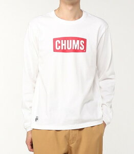 CHUMS@y`Xz@`XSubVhOX[uTVc@T@OTVc@CHUMS Logo Brushed L/S T-Shirt@N[lbN@TVc@CH01-2302
