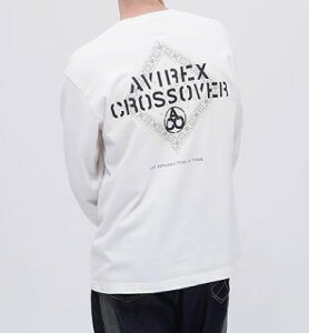 AVIREX�@�y�A�r���b�N�X/�A���B���b�N�X�z�@CROSSOVER BANDANA PATCH LONGSLEEVE T-SHIRT�@�o���_�i �p�b�`�@���� T�V���c�@�����O�X���[�uT�V���c�@����T�@�����@783-4230023