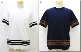 TOMORROWLAND　【トゥモローランド】　tricot ランダムライン ニットTシャツ　63-02-81-02136
