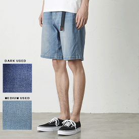 GRAMiCCi　【グラミチ】　デニムショートパンツ　DENIM ST-SHORTS デニムSTショーツ　10オンスストレッチデニム　やや細身のシルエット　GMP-20SS005