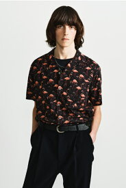 SCHOTT　【ショット】ハワイアンシャツ　アロハシャツ　 フラミンゴ　HAWAIIAN　SHIRT　FLAMINGO　3115055